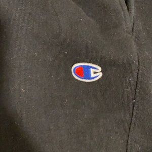 Black champion sweats